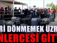 Türkiye'den Suriye'ye binlerce kişi akın akın geri dönüyor