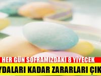 Soframızdan ayırmadığımız 8 Yiyeceğin Yarar ve Zararları