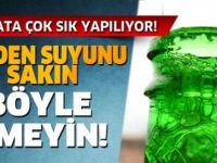Maden suyu içerken yaptığınız hataya son verin