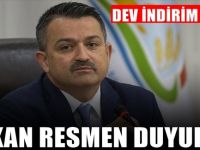 Bakandan Müjde geldi : Hem destek hem indirim