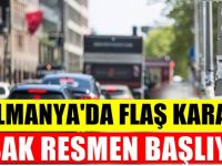 Almanya'da flaş karar : Berlin'de bundan böyle