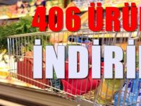 406 Ürünün fiyatında indirime gidildi : Listedede ise şunlar var