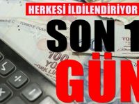 Son 10 Gün kaldı : 31 Ekim'de süre doluyor