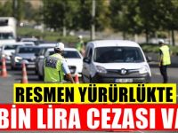 Trafikte yapan yanacak : Resmi gazetede yayımlandı