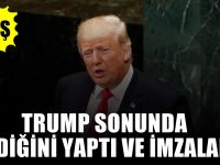 ABD'de son dakika gelişmesi! Dediğini yaptı ve imzaladı