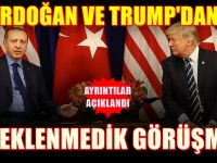 Erdoğan İle Trump'dan flaş görüşme