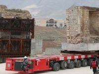 Hasankeyf'teki Eyyubi (Kızlar) Camisi'nin İlk Bölümü Taşındı