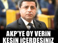 Demirtaş: Allah muhafaza, az kalsın dışarıyı boyluyorduk