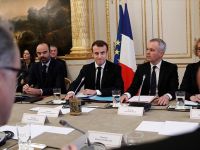Macron Sendika Temsilcileriyle Görüştü
