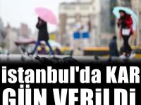Flaş! İstanbul'da Yarın Kar Bekleniyor