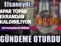 Survivor apar topar ekrandan çekiliyor!