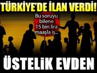 Evde oturarak çalışabileceğiniz, 15 bin TL maaşla eleman arıyor