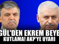 Abdullah Gül'den Ekrem İmamoğlu'na tebrik mesajı