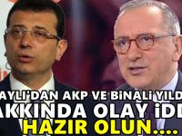 Fatih Altaylı'dan İstanbul için şok iddia! AKP ve Binali Yıldırım planı...