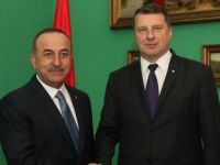 Çavuşoğlu Letonya Cumhurbaşkanı Vejonis İle Görüştü