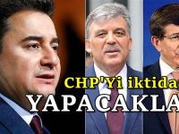 Gül,Babacan ve Davutoğlu CHP'ye çalışıyor
