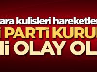 Yeni parti kuruldu! İşte adı ve logosu