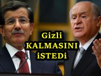 Bahçeli ve Davutoğlu arasında 'sır' görüşme!