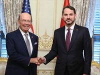 Bakan Albayrak ile ABD Ticaret Bakanı Wilbur Ross Bir Araya Geldi