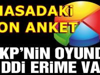 Seçim Anketinde AKP yüzde 26 çıktı