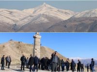 Nemrut Dağı'nın Zirvesinde Kış, Eteklerinde Bahar Havası