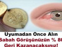 Bu tarifi Uyumadan Önce Alın ve Sabah görüşünüzün % 80’i Geri Kazanacaksınız!