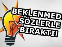 Ayak oyunları oynanıyor diyerek AKP'den istifa etti