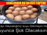Yumurta Haşladıktan Sonra Suyunu Dökmeyin Mucizevi Bir sorunu çözüyor