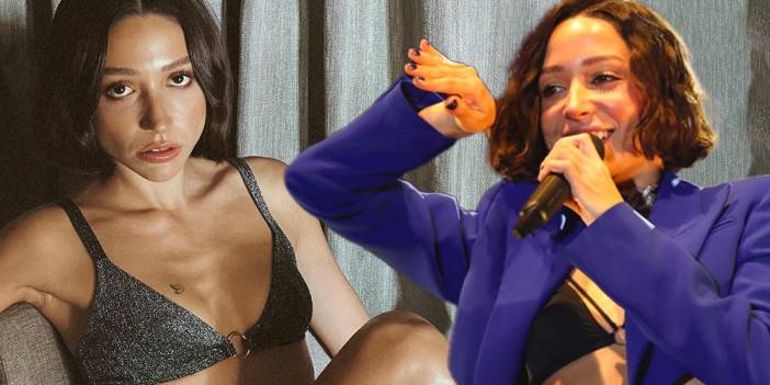 Şarkıcı Zeynep Bastık sahnede yüzüne pet şişe fırlatılınca konseri yarıda kesti