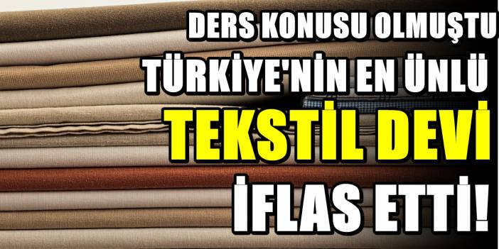 Harvard’da tez ve ders konusu olan Türkiye'nin dev şirketi iflas etti