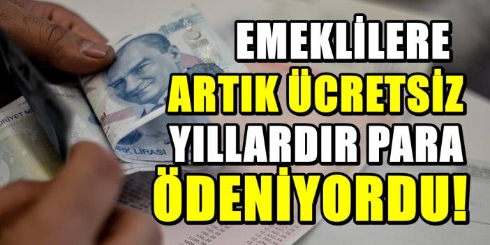 Arabası olan emeklilere ücretsiz oldu 'Yıllardır para ödeniyordu'