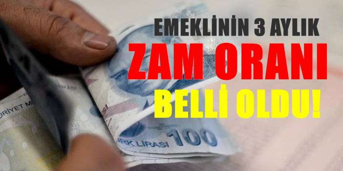 Milyonlarca emekliye sevindiren haber 3 aylık yeni zam oranları açıklandı