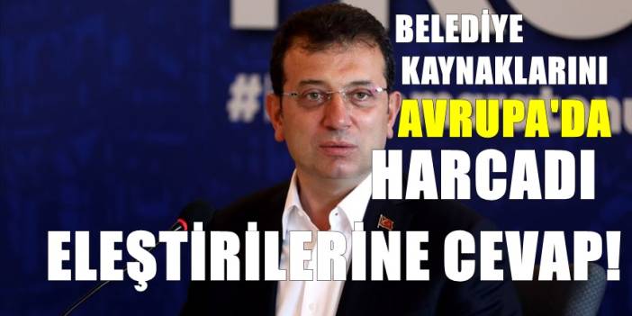 İmamoğlu'ndan Erdoğan'a sert gönderme! Sen 8 uçak kullanıyorsun bu ülkede!