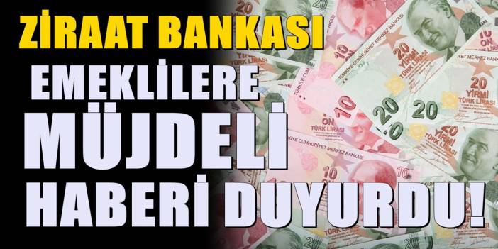 Ziraat Bankası’nda hesabı olan yaşadı: Banka müjdeli haberi duyurdu