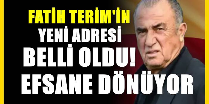 Fatih Terim'in yeni adresi! İmparator imzayı atmak üzere