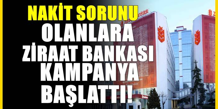 24 Saatte Ödeme! Ziraat Bankası'ndan Yeni İhtiyaç Kredisi Kampanyası