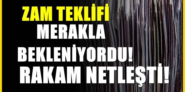 Kamu İşçileri Merakla Bekliyorlardı! Hükümetin Üçüncü Zam Teklifi Ortaya Çıktı