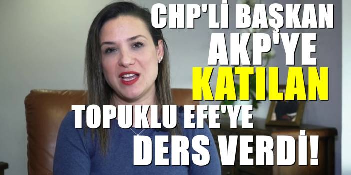CHP’li Kadın Belediye Başkanından Çerçioğlu’na Olay Gönderme