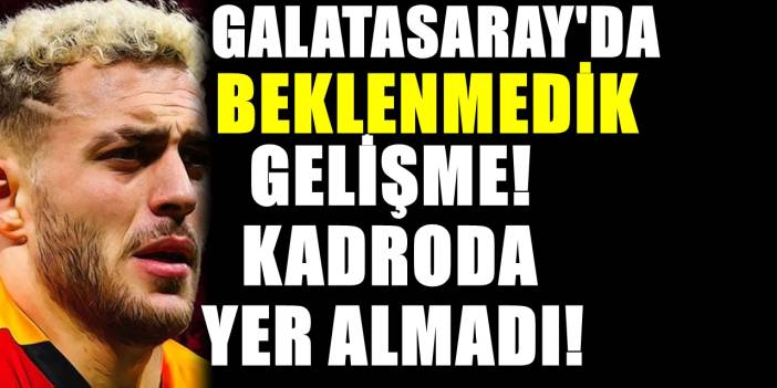 Barış Alper Yılmaz kadro dışı mı kaldı? Galatasaray'dan açıklama