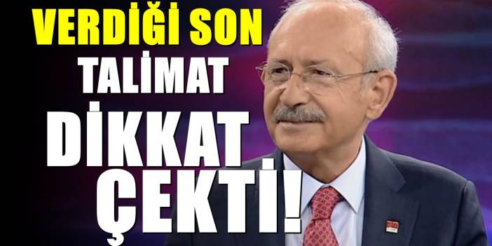 Kemal Kılıçdaroğlu'ndan çok konuşulacak talimat! Ankara kulisleri bunu konuşuyor