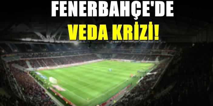 Fenerbahçe'de Ayrılık... Daha Hiç Oynayamamıştı