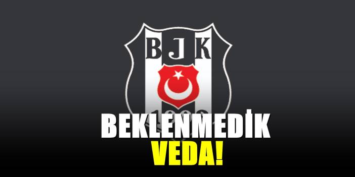 Beşiktaş'ta beklenmedik ayrılık! Vedası resmen belli oldu