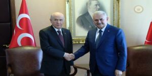 Başbakan Yıldırım ve MHP lideri Devlet Bahçeli bir araya geldi