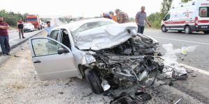 Yozgat'ta korkunç trafik kazası: 1 ölü, 4 yaralı