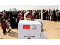 Türk Kızılayından Irak'ta 300 Sığınmacı Aileye Yardım