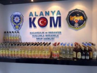 Antalya’da 375 Şişe Gümrük Kaçağı İçki Ele Geçirildi