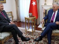 Başbakan Yıldırım AB komisyon üyesi Hahn'ı Kabul Etti