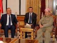 Çavuşoğlu İle Barzani İle Bir Araya Geldi