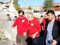 Kızılay Genel Başkanı Kınık, Depremin Vurduğu Derbendihan'da İncelemelerde Bulundu