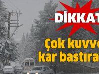 Meteoroloji Açıkladı! Şiddetli Kar Yağışı Aniden bastıracak!